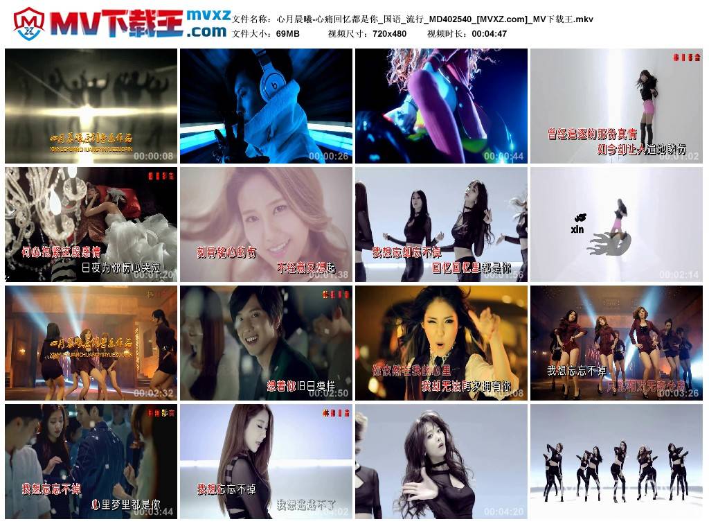 心月晨曦-心痛回忆都是你_国语_流行_MD402540